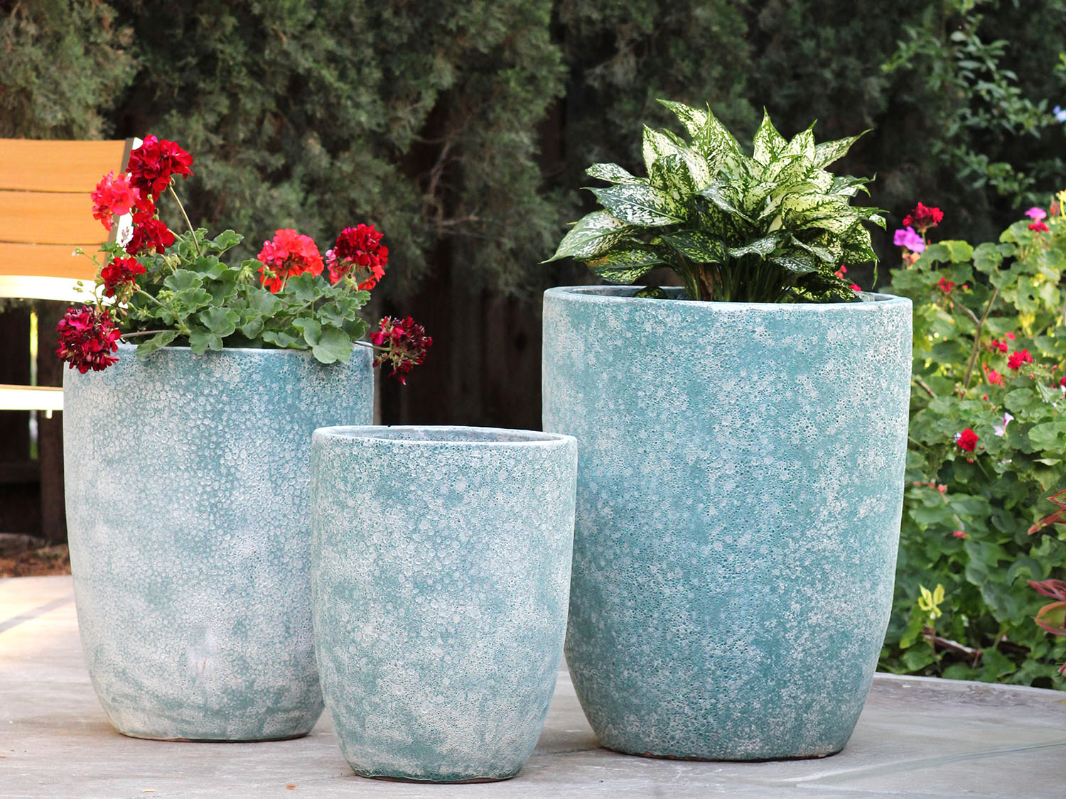 Tall Milano Cone Planter - (Coral) By Plantatorem