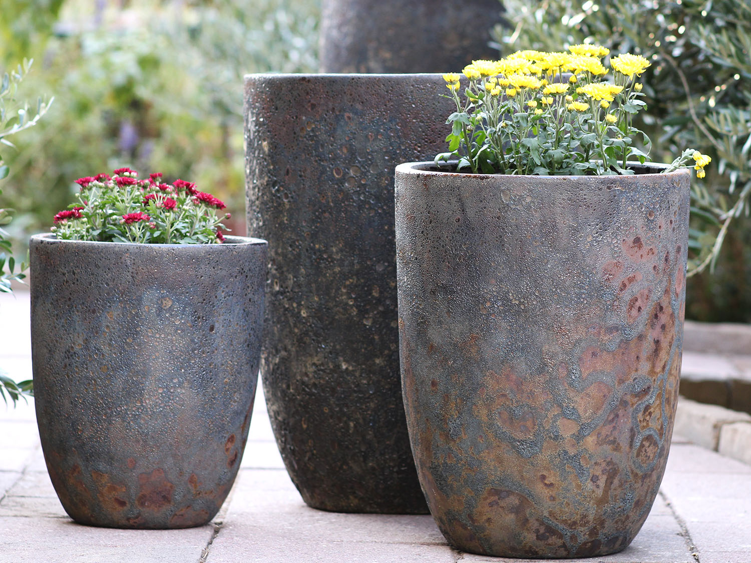 Tall Milano Cone Planter - (Coral) By Plantatorem