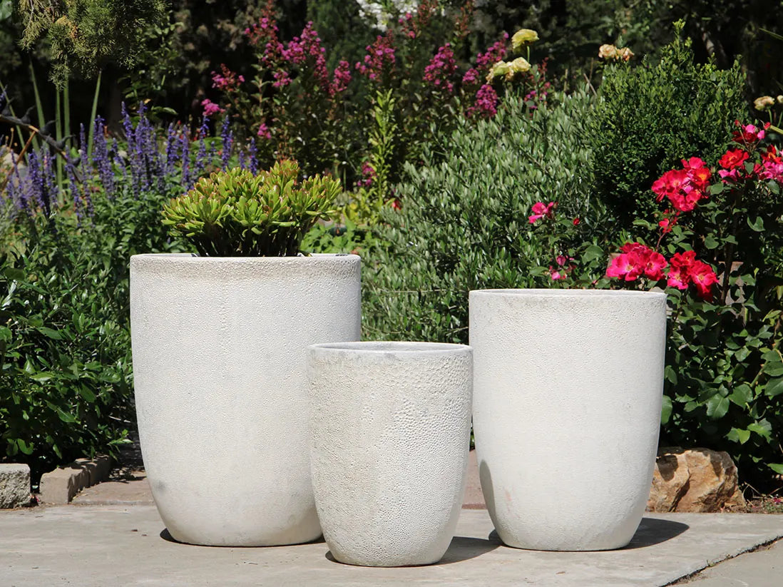 Tall Milano Cone Planter - (Coral) By Plantatorem