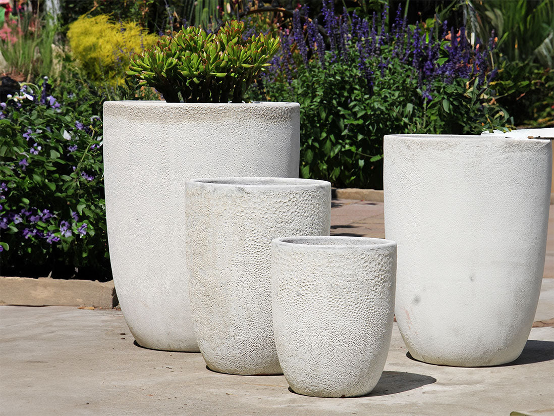 Tall Milano Cone Planters - (Coral) By Plantatorem