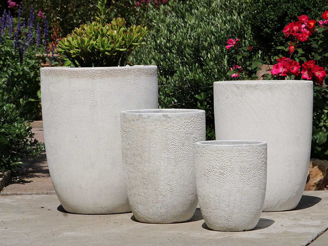 Tall Milano Cone Planters - (Coral) By Plantatorem