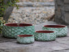 Hand Thrown Hexagon Bowls- Set of 4 By Plantatorem