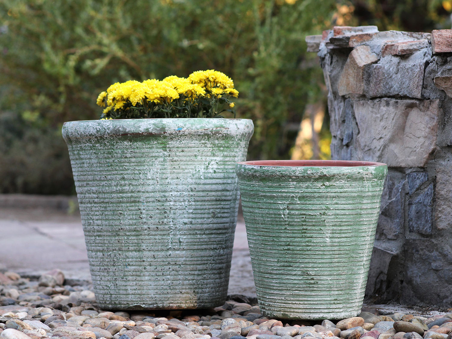 English Tumbled Pots Medium PLANTATOREM