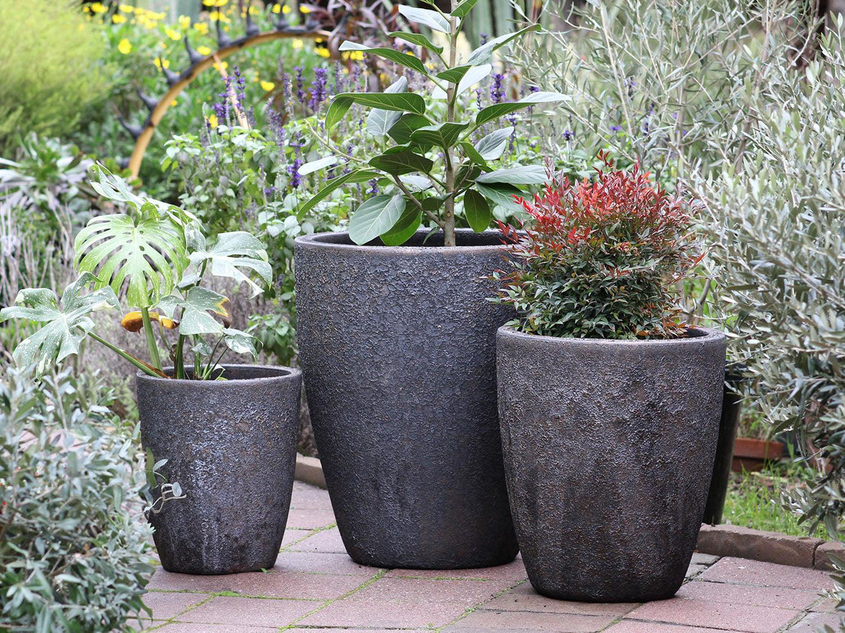 Cone Planter - (Silver Rock) By Plantatorem