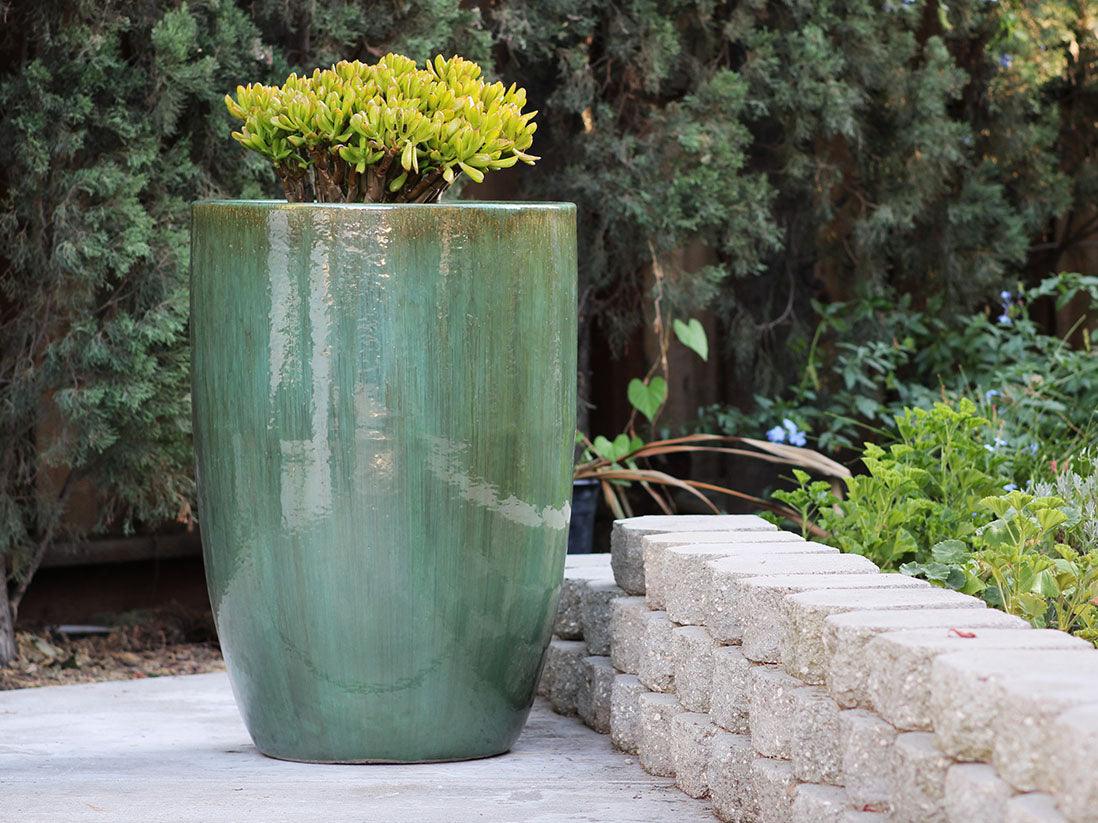 Mid Height Barrel Planter By Plantatorem