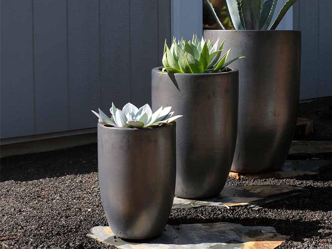 Mid Height Barrel Planter By Plantatorem