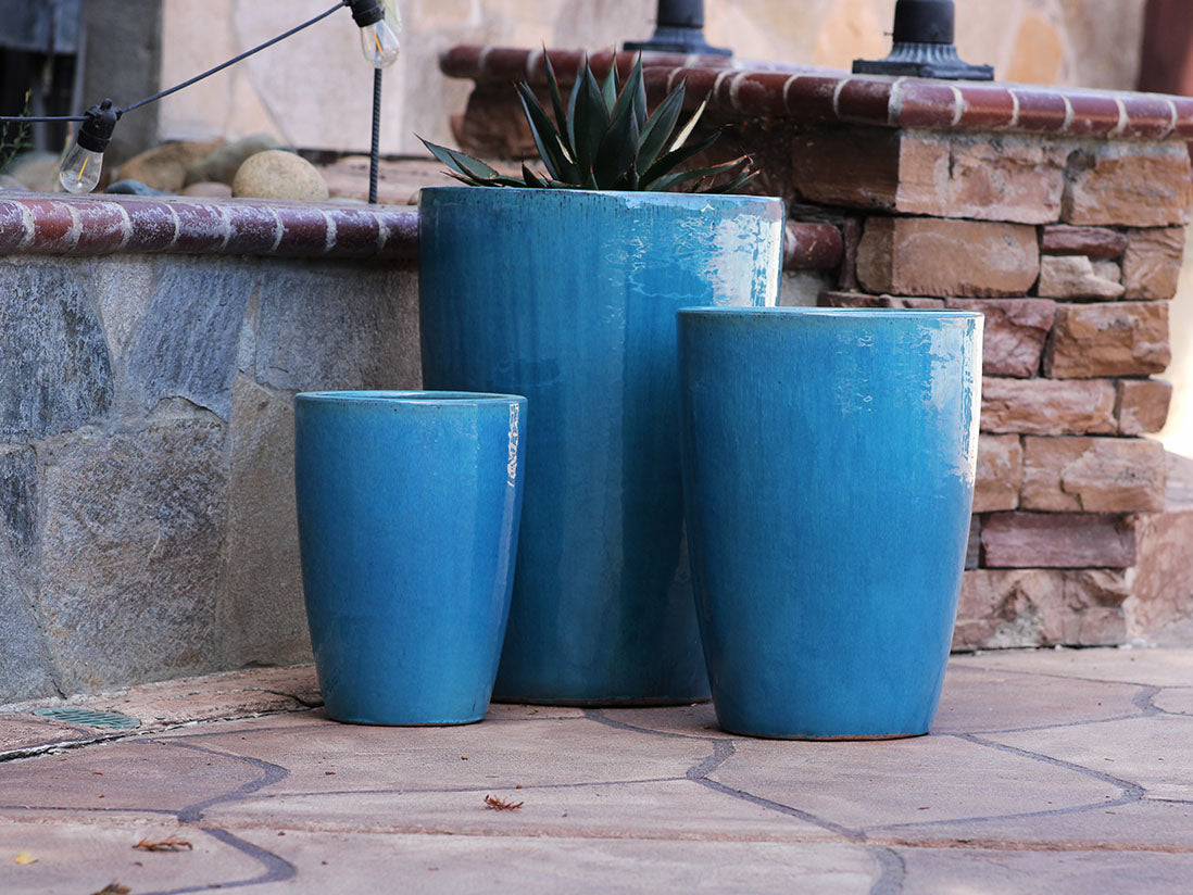 Slim Round Planter By Plantatorem