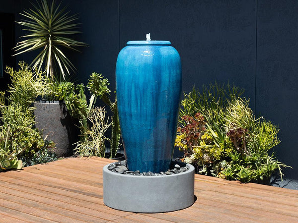 Tall Jar Fountain By Plantatorem