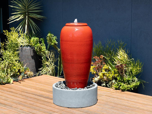 Tall Jar Fountain By Plantatorem