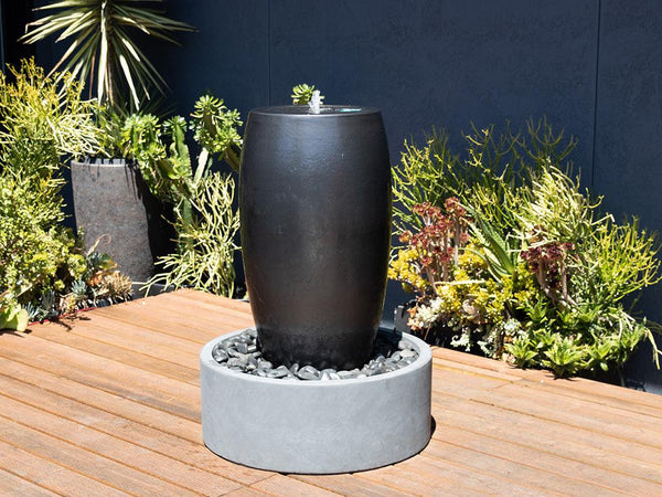 Drum Shape Fountain By Plantatorem