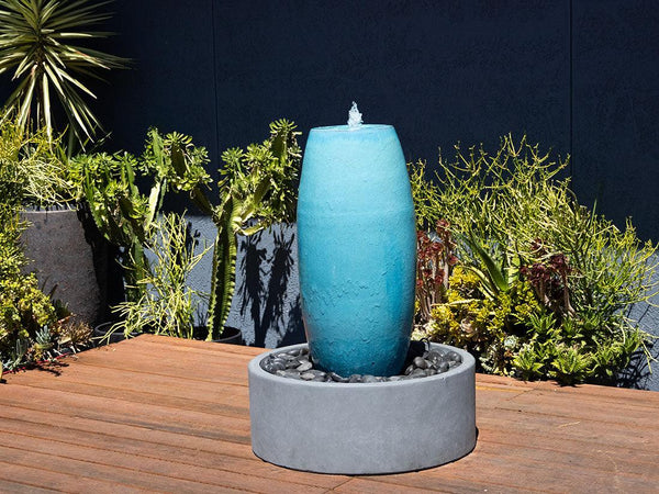 Narrow Drum Shape Fountain By Plantatorem