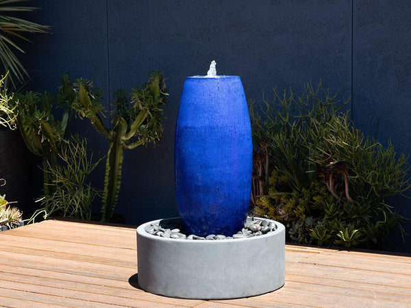 Narrow Drum Shape Fountain By Plantatorem
