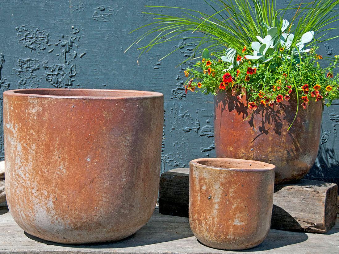 Milano Short Barrel Planter By Plantatorem