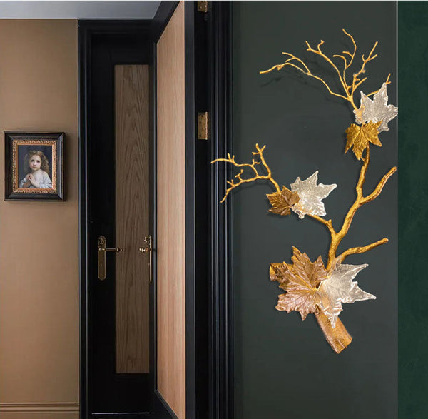 Mable Leaf Wall Sconce
