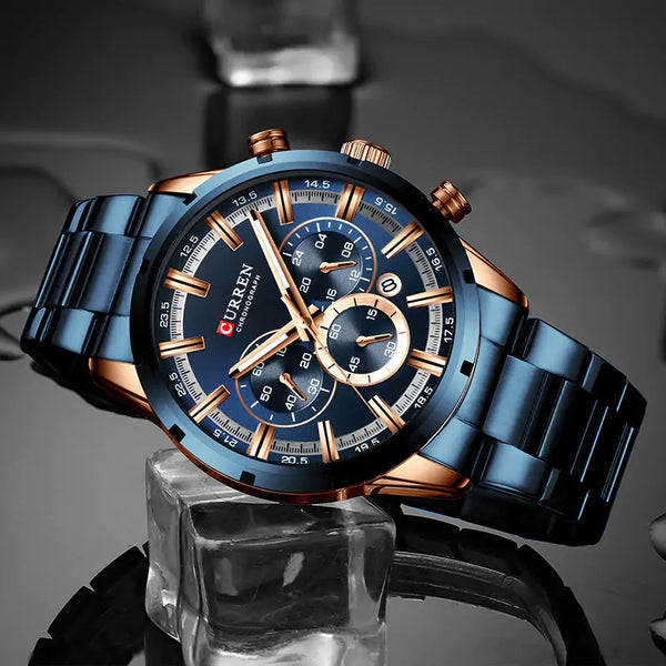 CURREN Precision Chrono Watch - Men's Luxury