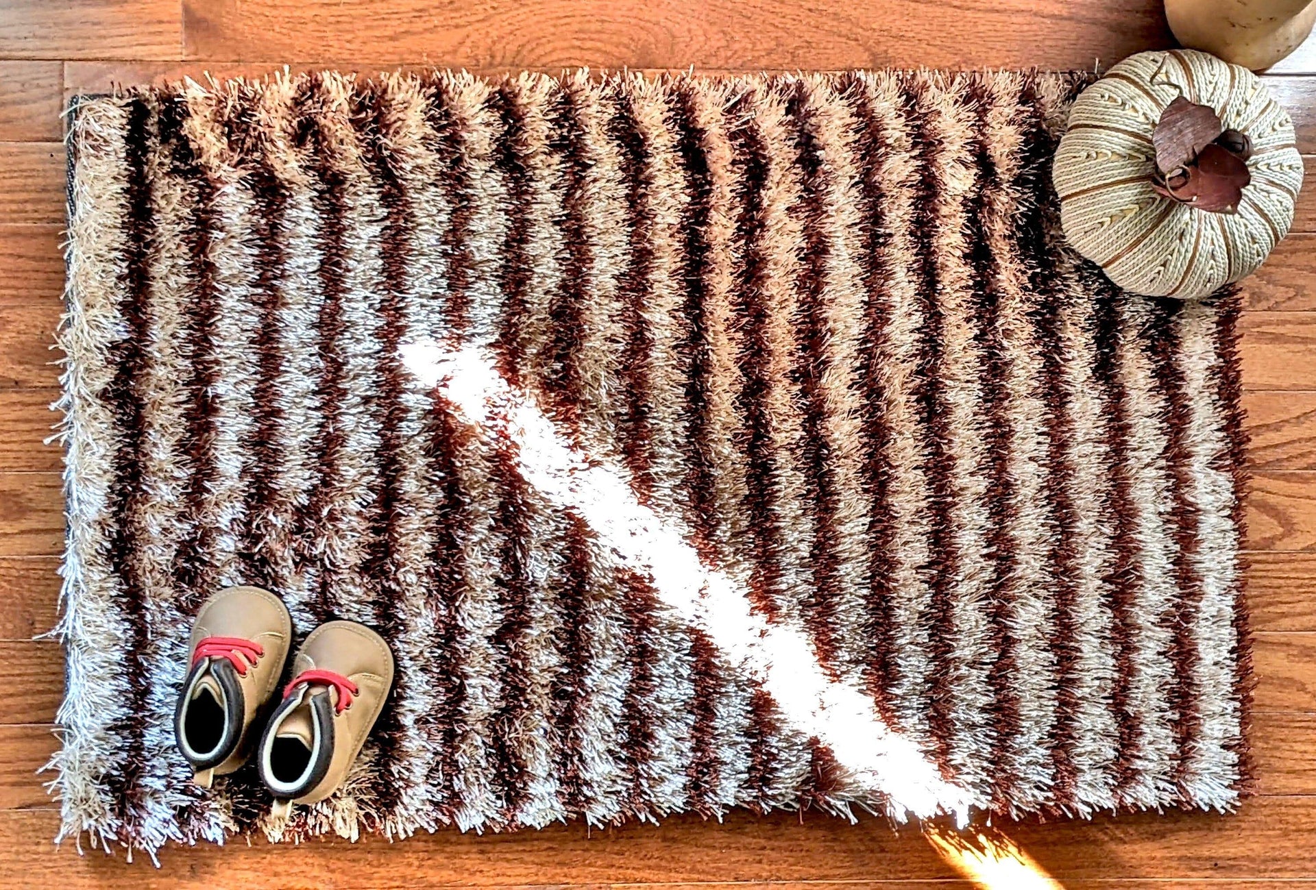 DaDa Bedding Shaggy Soft Door Mat Carpet Rug - 20