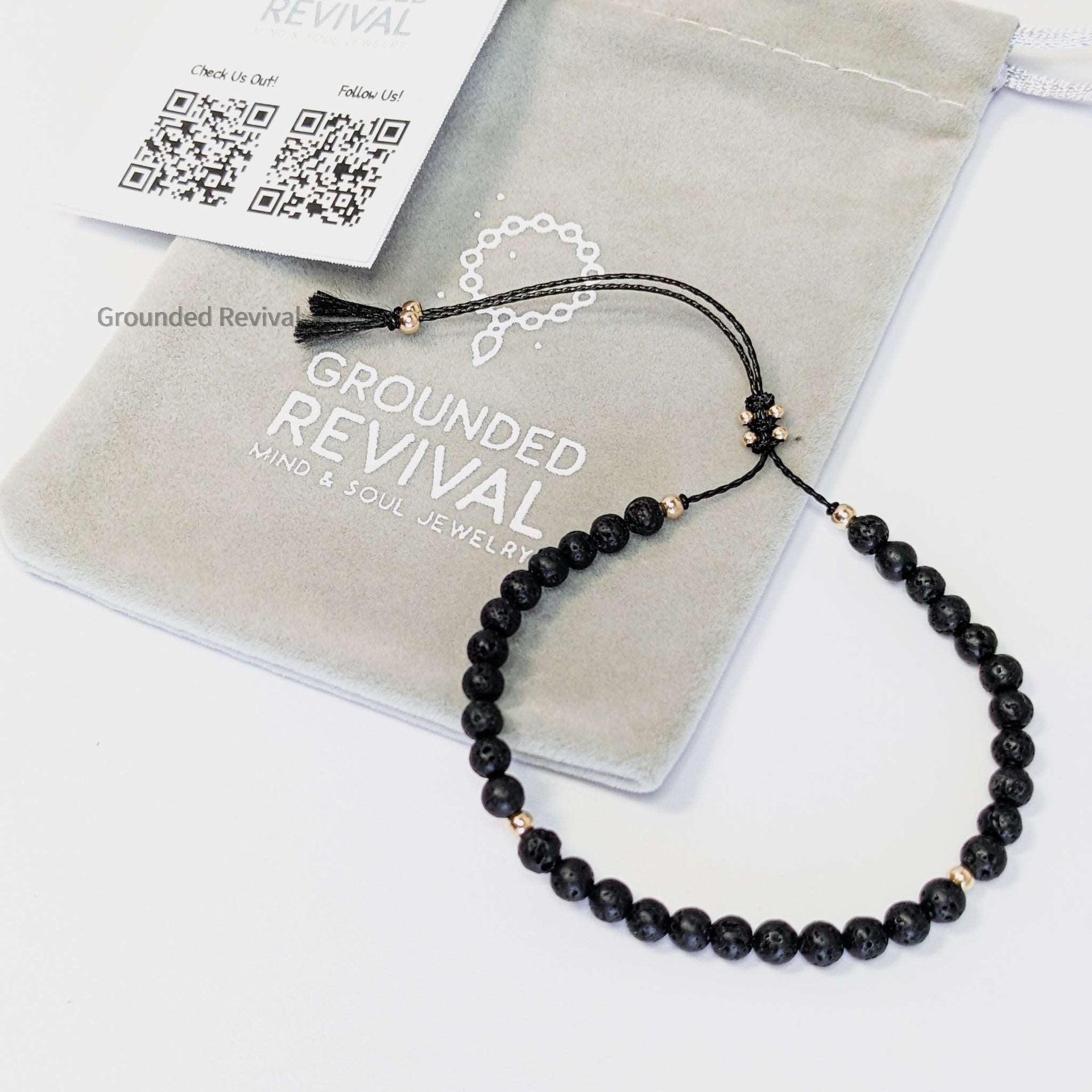 Lava Tassel Tasbih Bracelet | Women's Misbaha - 33 Beads, 4mm