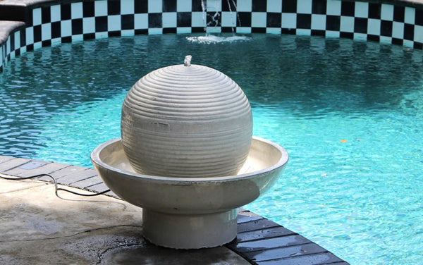 Cambria Sphere Fountain By Plantatorem