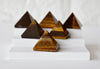 Tiger Eye Pyramids (Integrity and Strength) - 1"(Small) / 1Pc