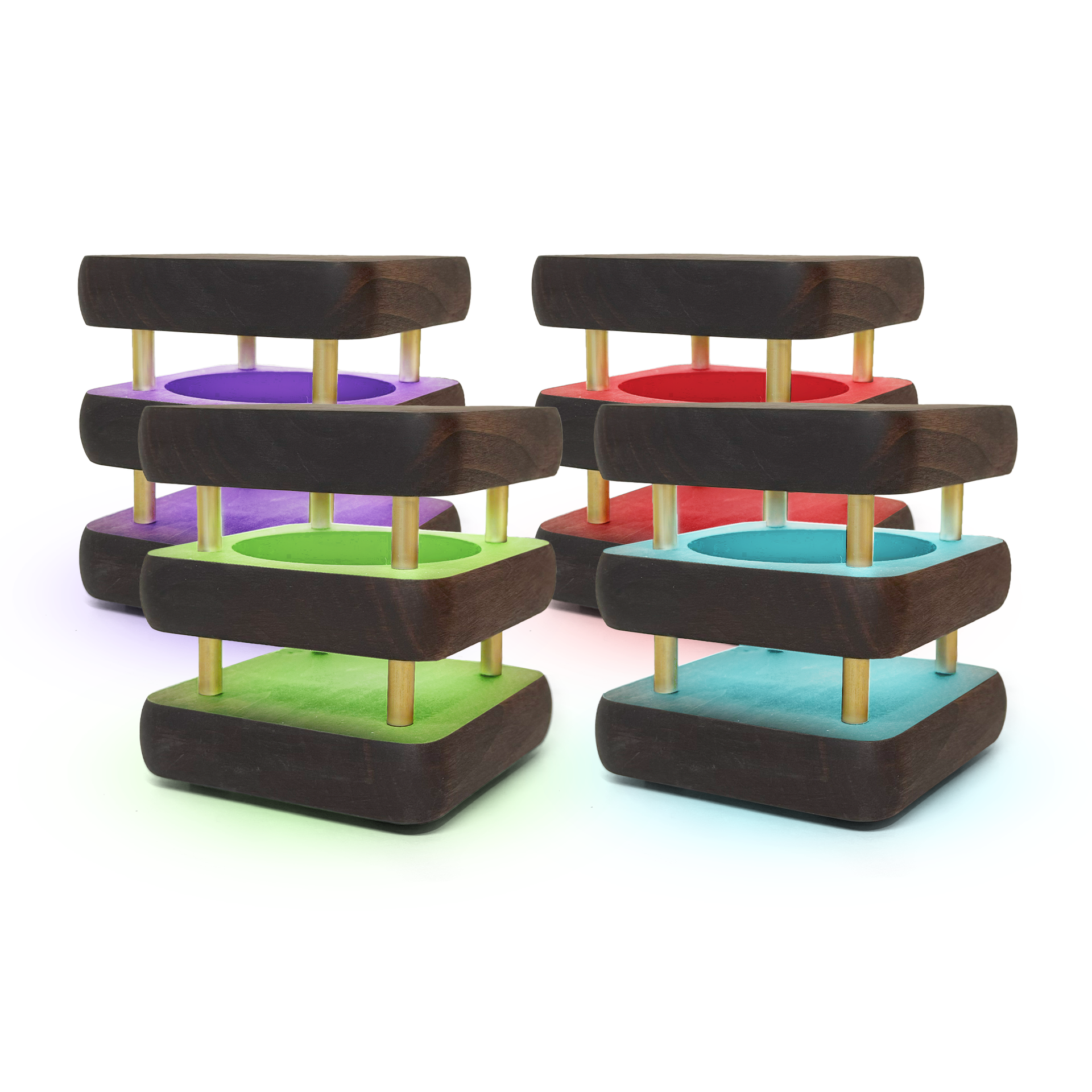 Mini Mid-Century Kona Design Friendship Lamp – Compact Retro Wi-Fi Touch Lamp for Long-Distance Connection