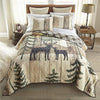 Deer Panel Quilt Set