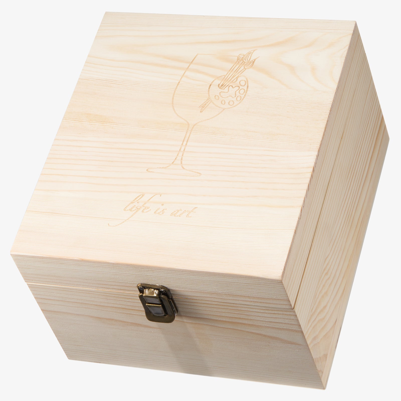 Wine Glass Painting Gift Set - Do it Yourself! Creative Glassware Paint Kit for Wine Nights - Comes with Two 12 OZ Wine Glasses, Paint, Palette, Paintbrushes, Stencils, Stickers - Wine Lover Gift