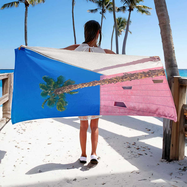 Palm Tree Reverie - Beach Towel