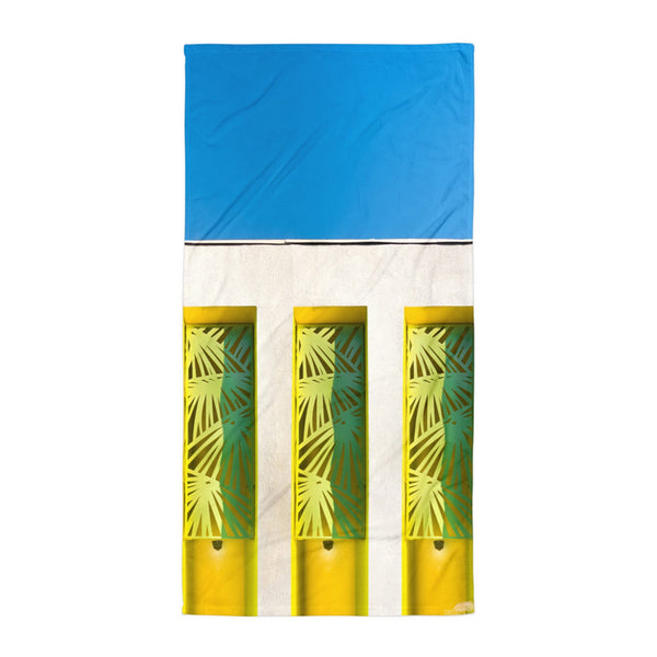 Palm Wall - Beach Towel