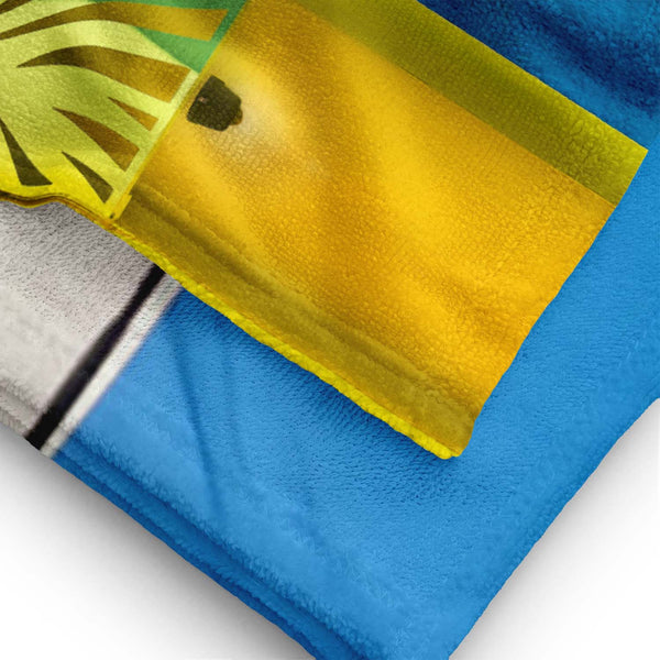 Palm Wall - Beach Towel