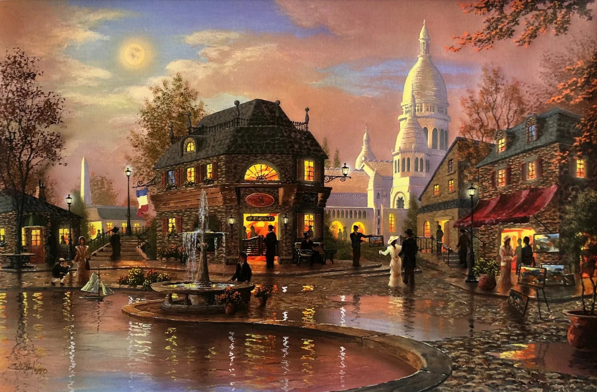 Paris Interlude (UNFRAMED)