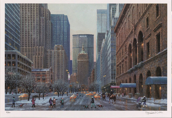 Park Avenue Winter (UNFRAMED) by Alexander Chen - 11.5