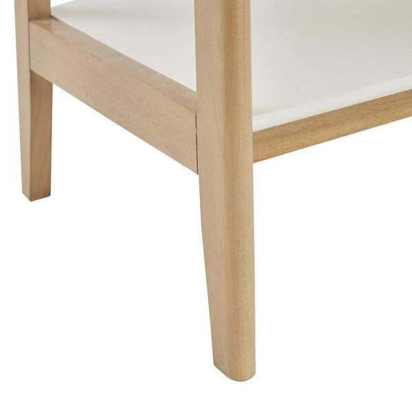 Parker Off-White/Natural Shelf Bookcase by Madison Park - Gifts for You 'n Me