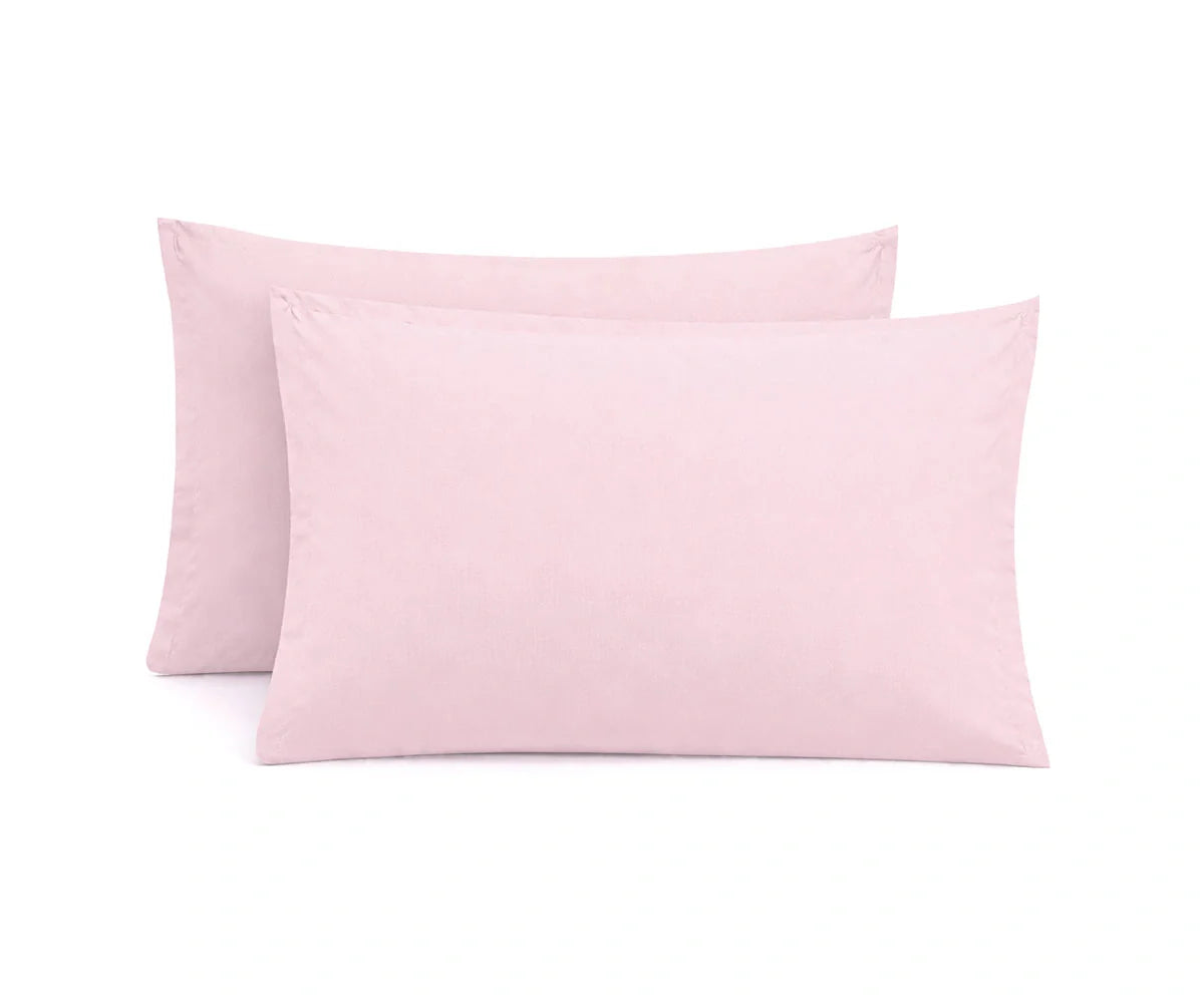 100% Cotton Sateen Pillowcases - Set of 2