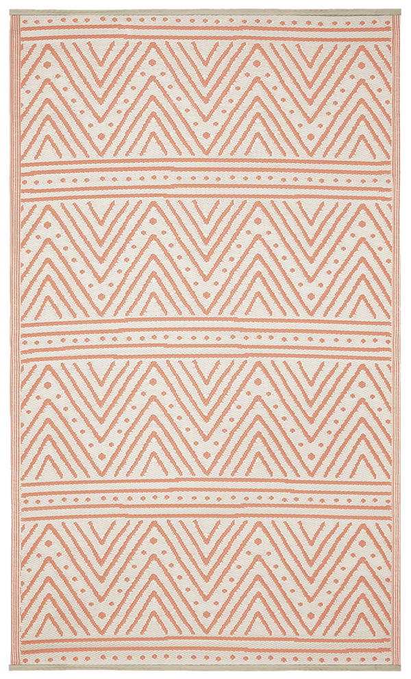 Patan - Coral Outdoor Rug for Patio