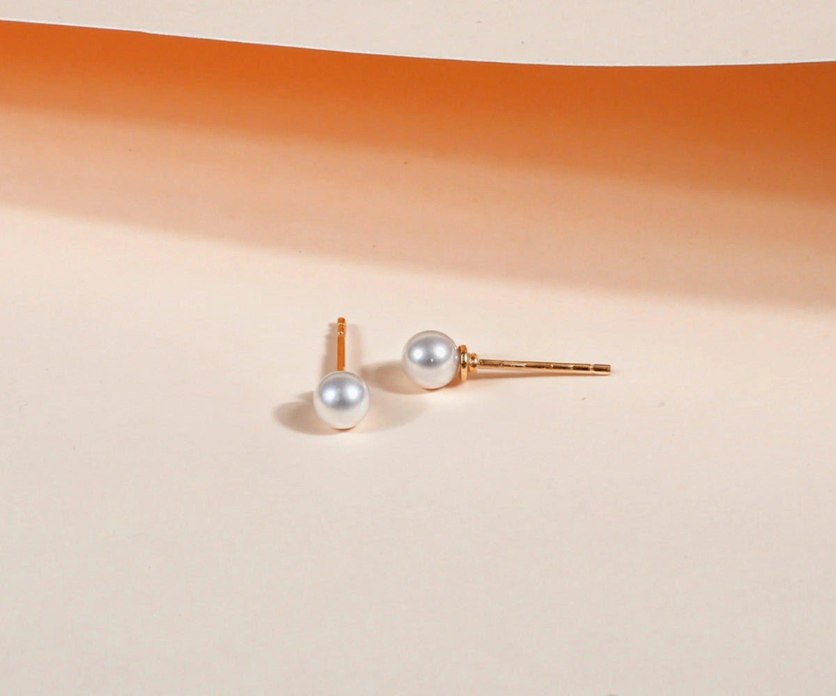 Pearl Stud Earrings for Women