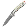 Pearl Japanese VG10 Pocket Knife with Clip & Mother of Pearl Handle