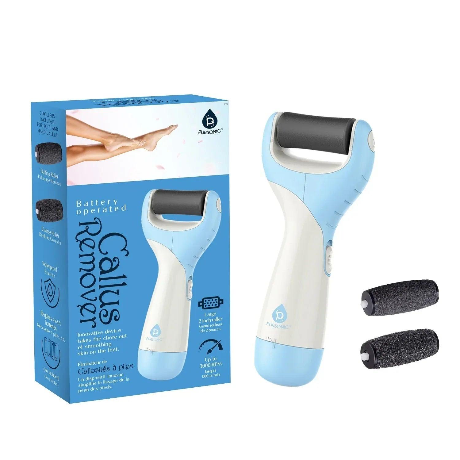 Pedi Perfect Foot File Battery Operated Callus Remover Tool - Gifts for You 'n Me