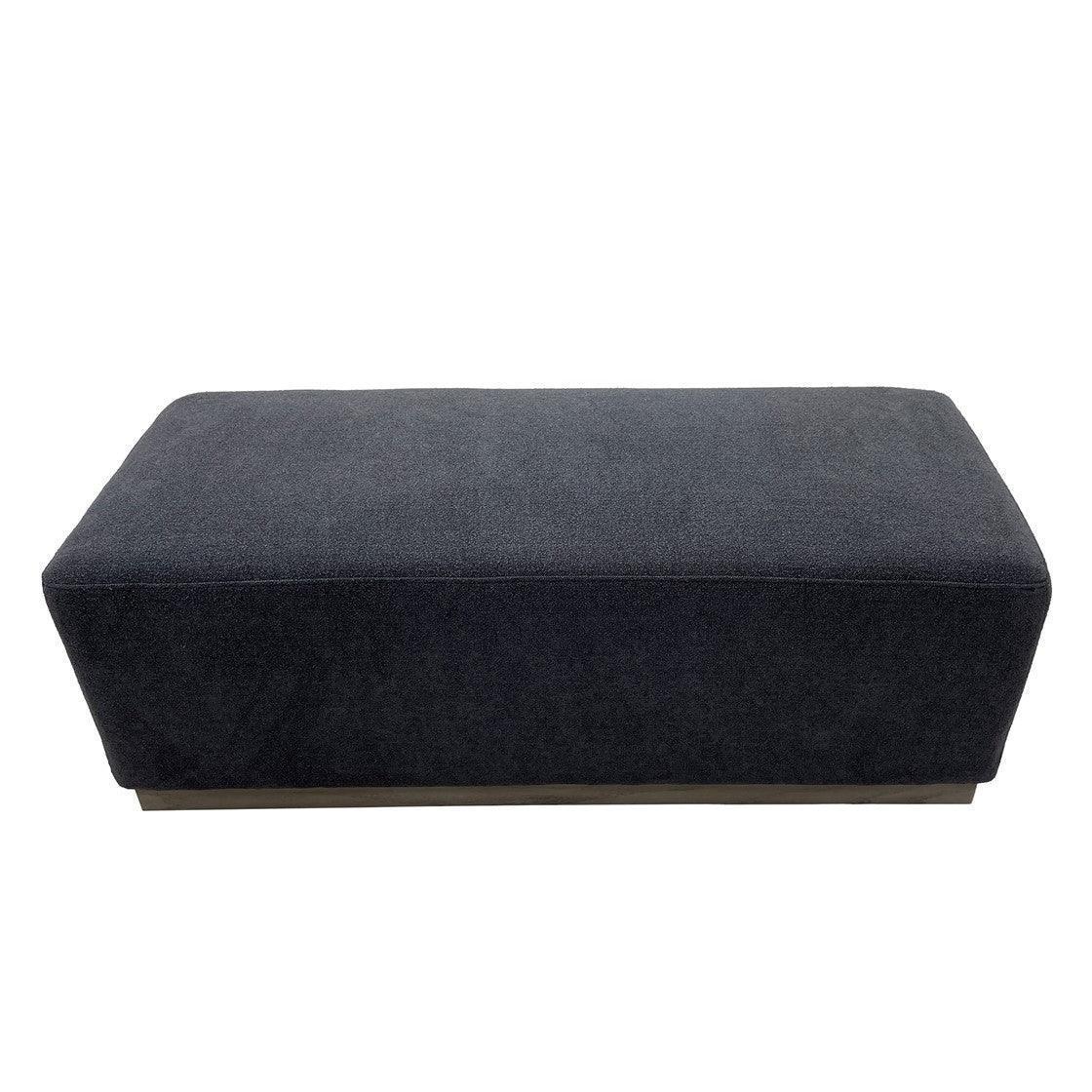Peggy Bench/Cocktail Ottoman With Table - Dark Grey - Gifts for You 'n Me