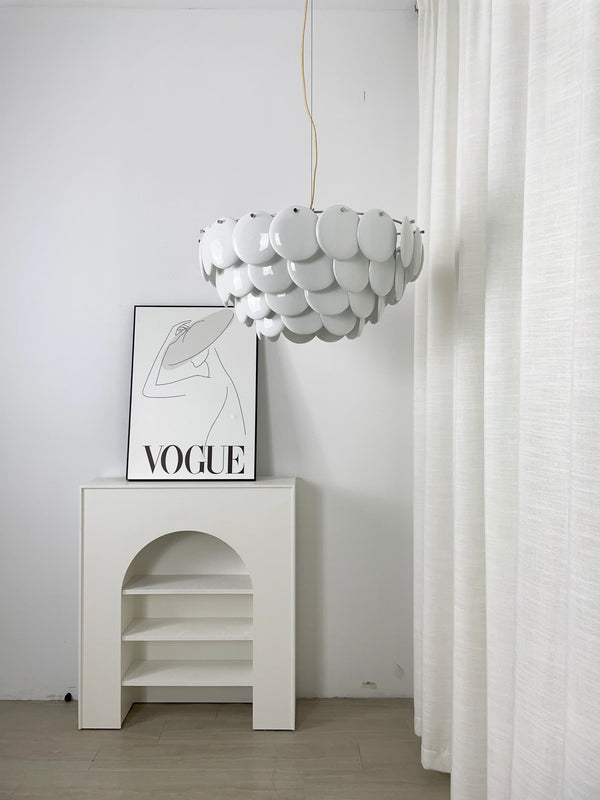 Pembridge White Ceramic Chandelier