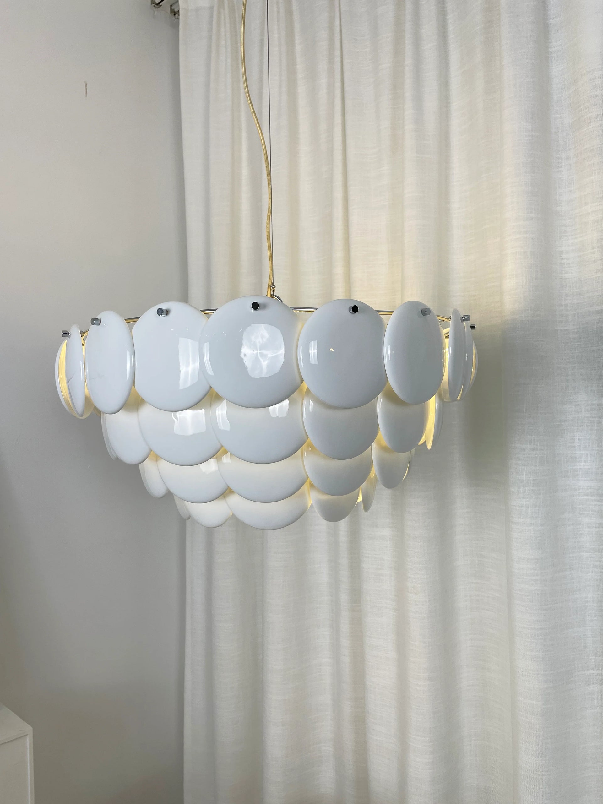 Pembridge White Ceramic Chandelier