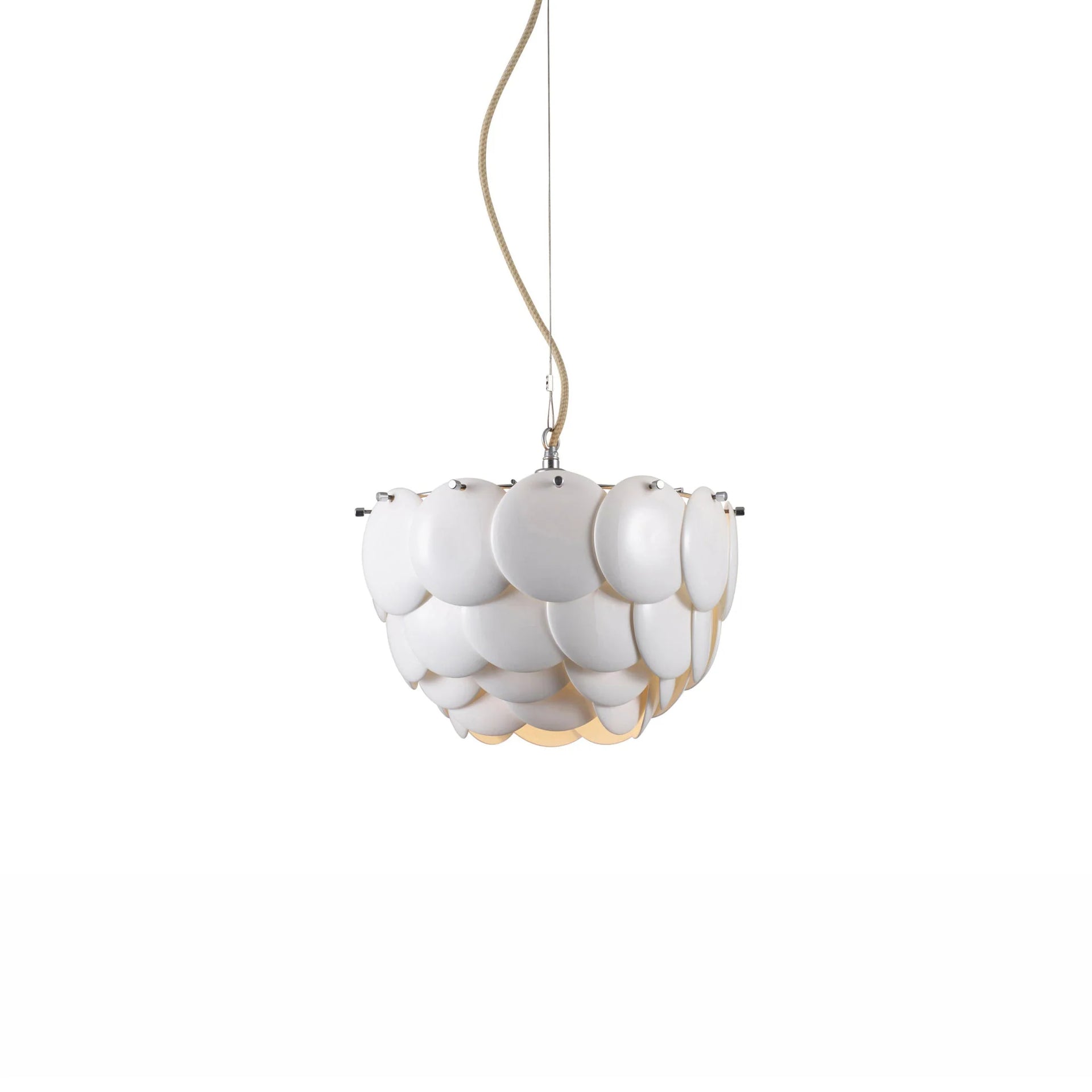 Pembridge White Ceramic Chandelier
