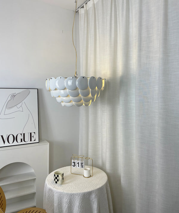 Pembridge White Ceramic Chandelier