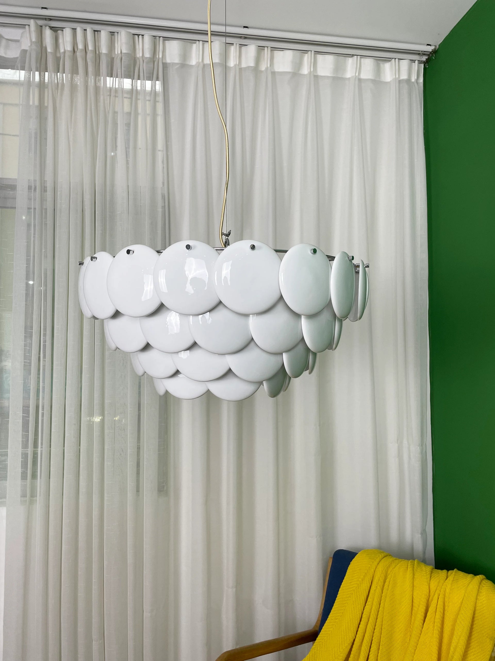 Pembridge White Ceramic Chandelier