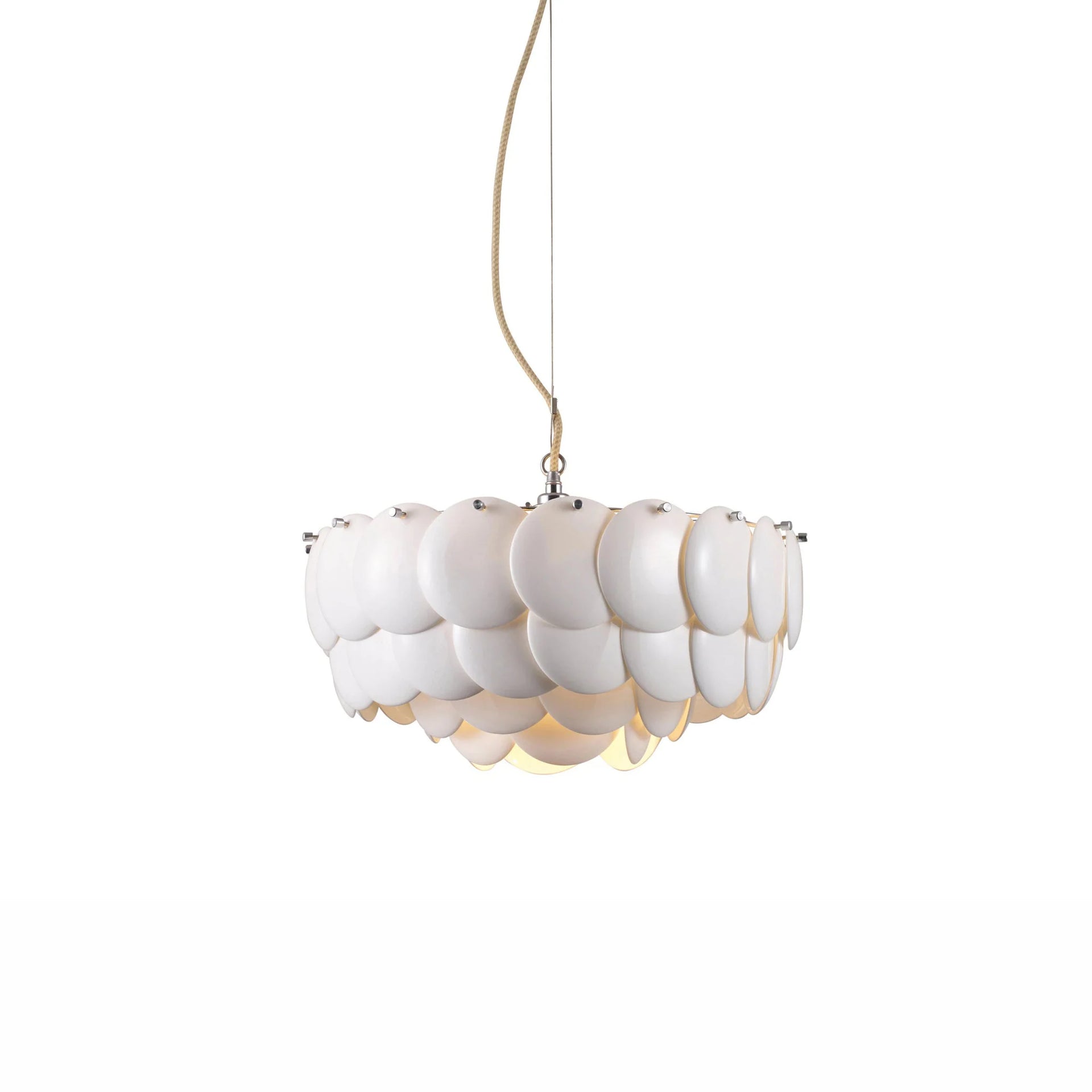 Pembridge White Ceramic Chandelier
