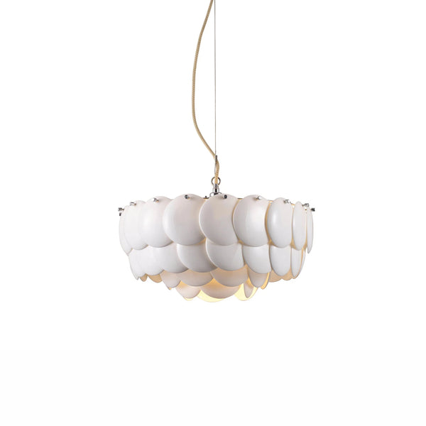 Pembridge White Ceramic Chandelier