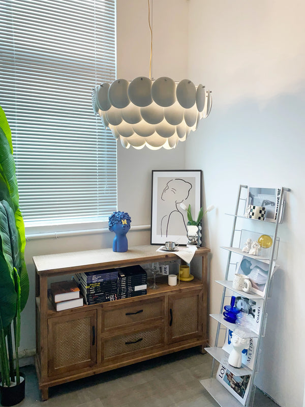 Pembridge White Ceramic Chandelier