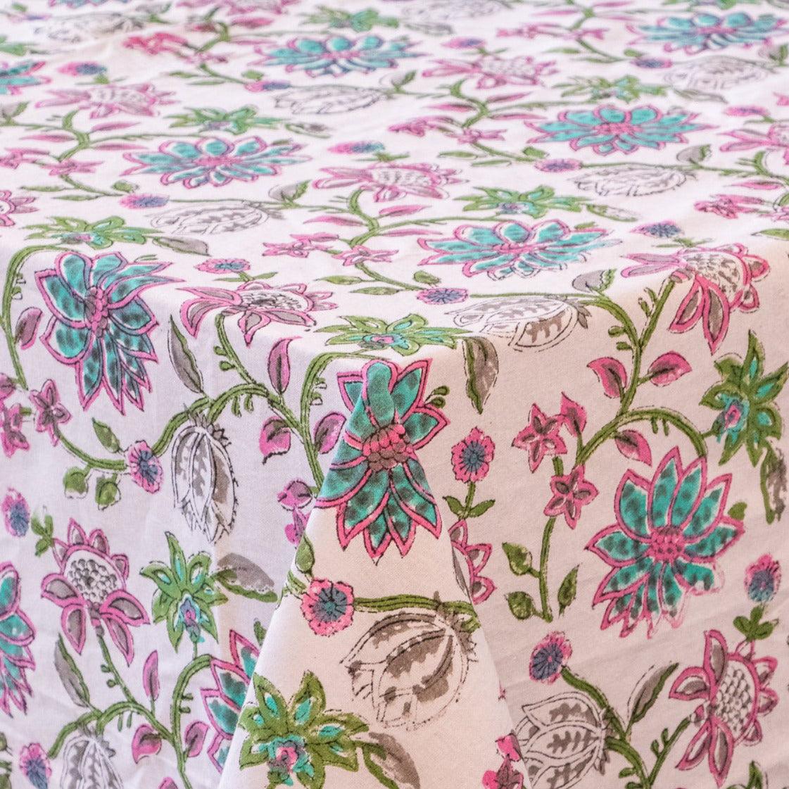 Pendula Petunia Organic Cotton Tablecloth