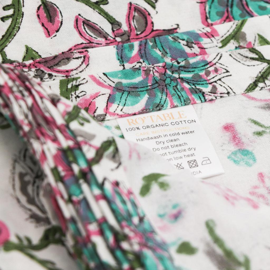 Pendula Petunia Organic Cotton Tablecloth