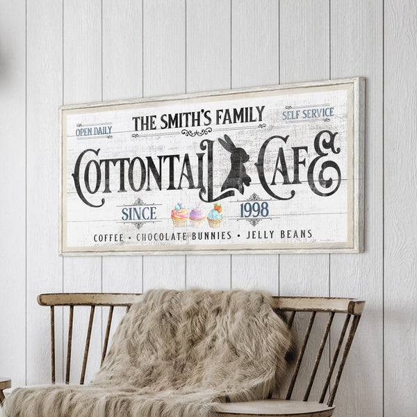 Personalized Easter Bunny Sign