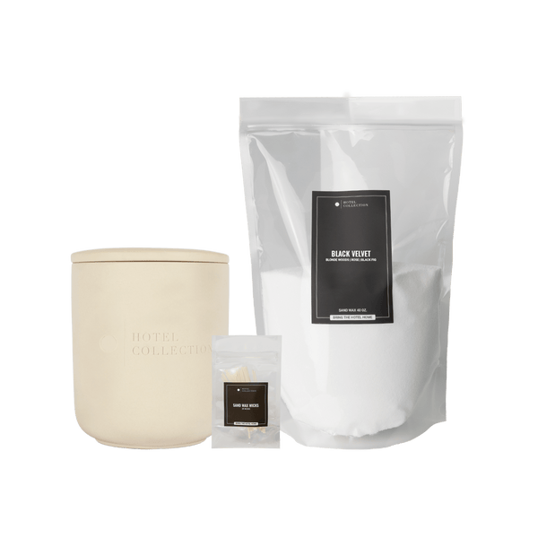 Petite Ceramic Sand Wax Set